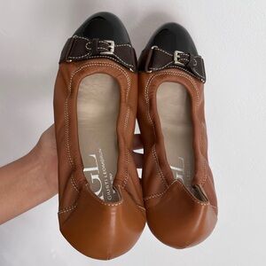 AGL Attilio Giusti Leombruni Cap Toe
Y2K Hidden Wedge Flats Size 36 1/2 Black